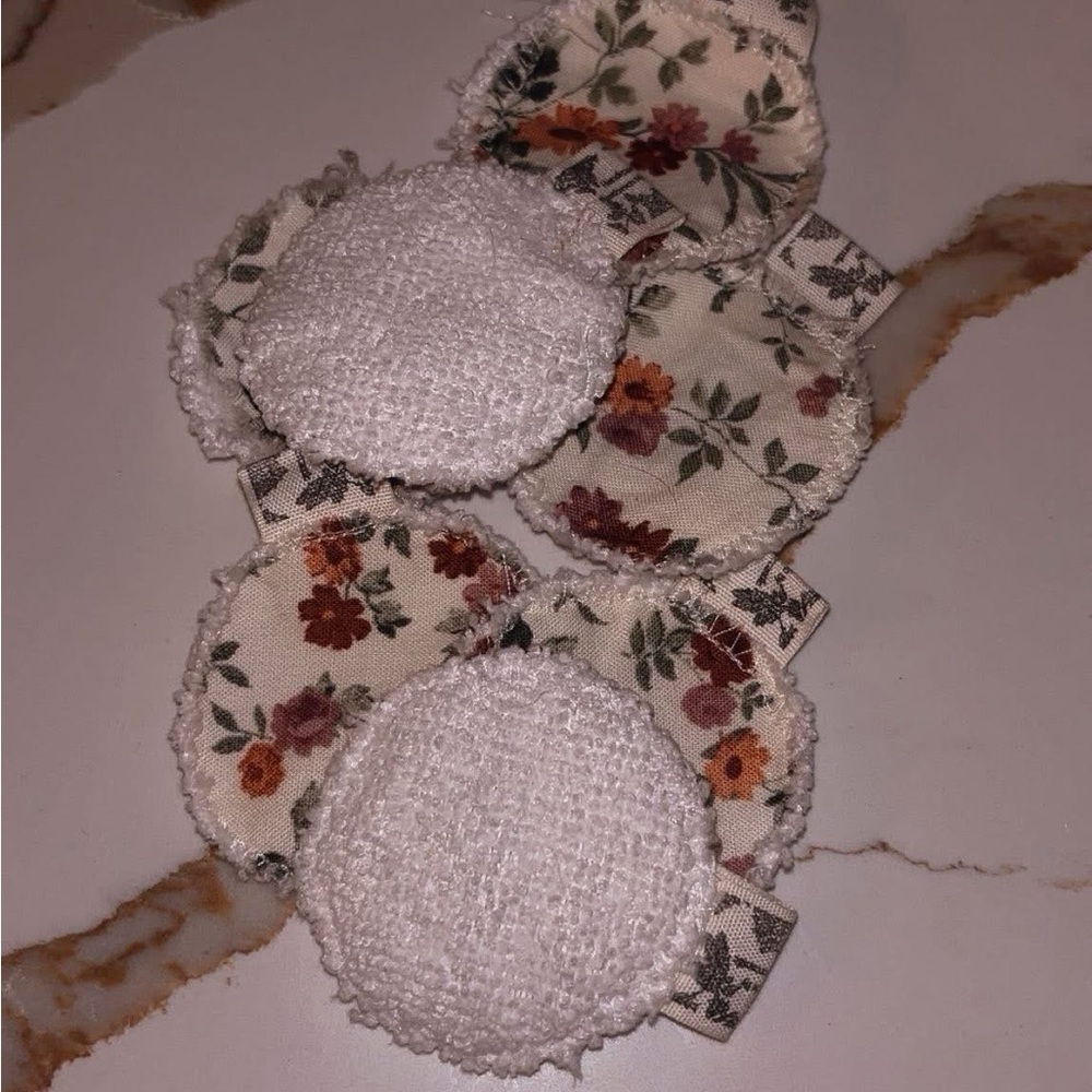 Floral Reusable Cotton Pads